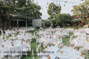 Cho thuê ghế tiffany giá sỉ tại Sài Gòn
